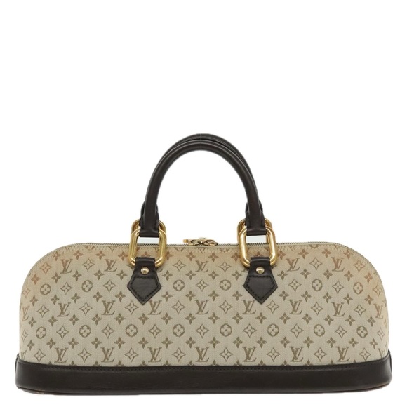 LOUIS VUITTON Monogram Mini Alma Ron Hand Bag Khaki M92206 LV Auth 95862 - Picture 2 of 16